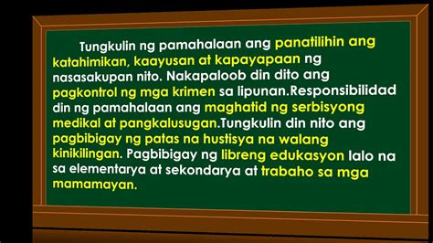 ano ang tungkulin ng dole